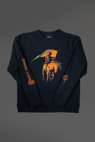 Pull à col rond brodé unisexe Project Messiah