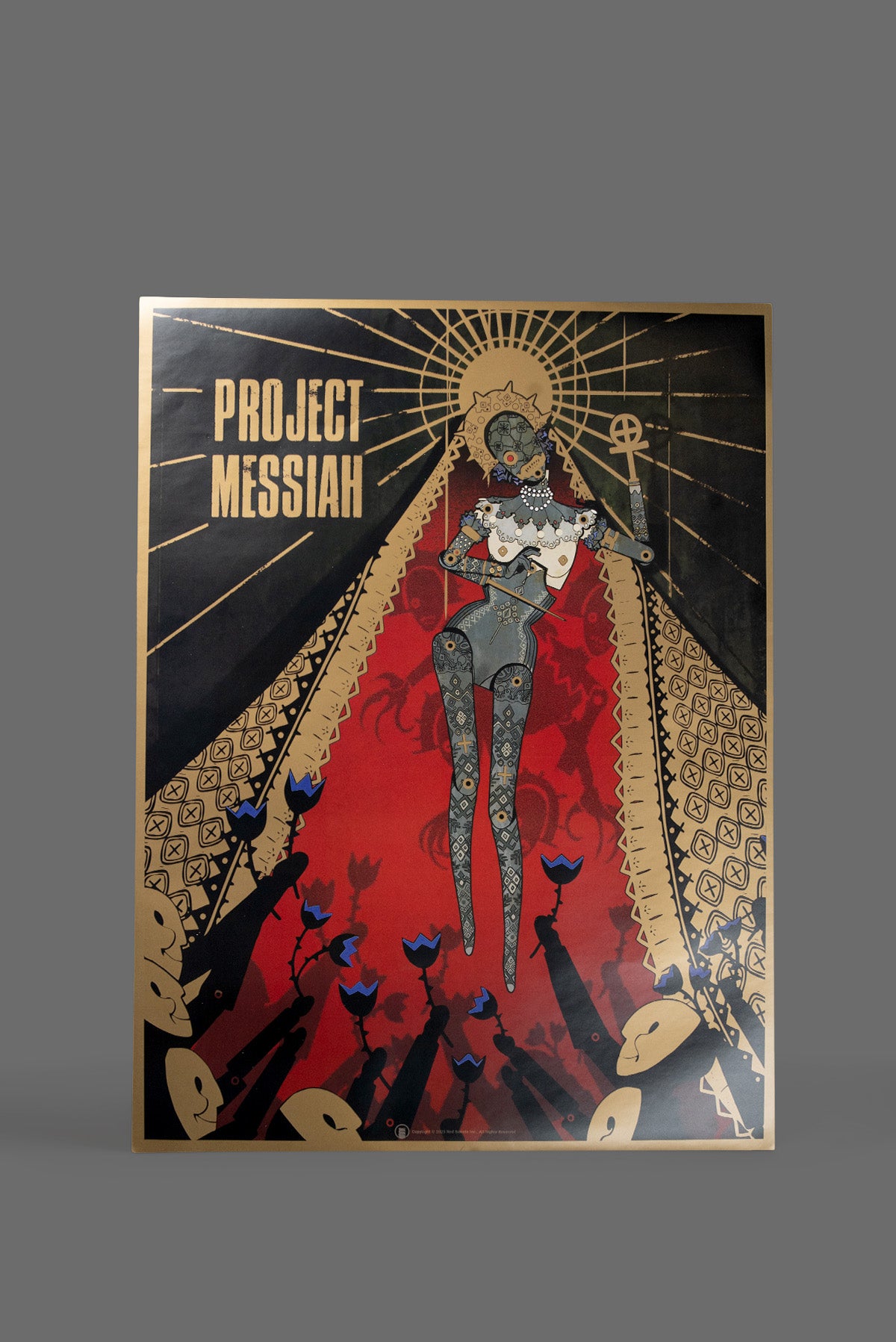 Limited Run GOLD Project Messiah Poster - 18" x 24"