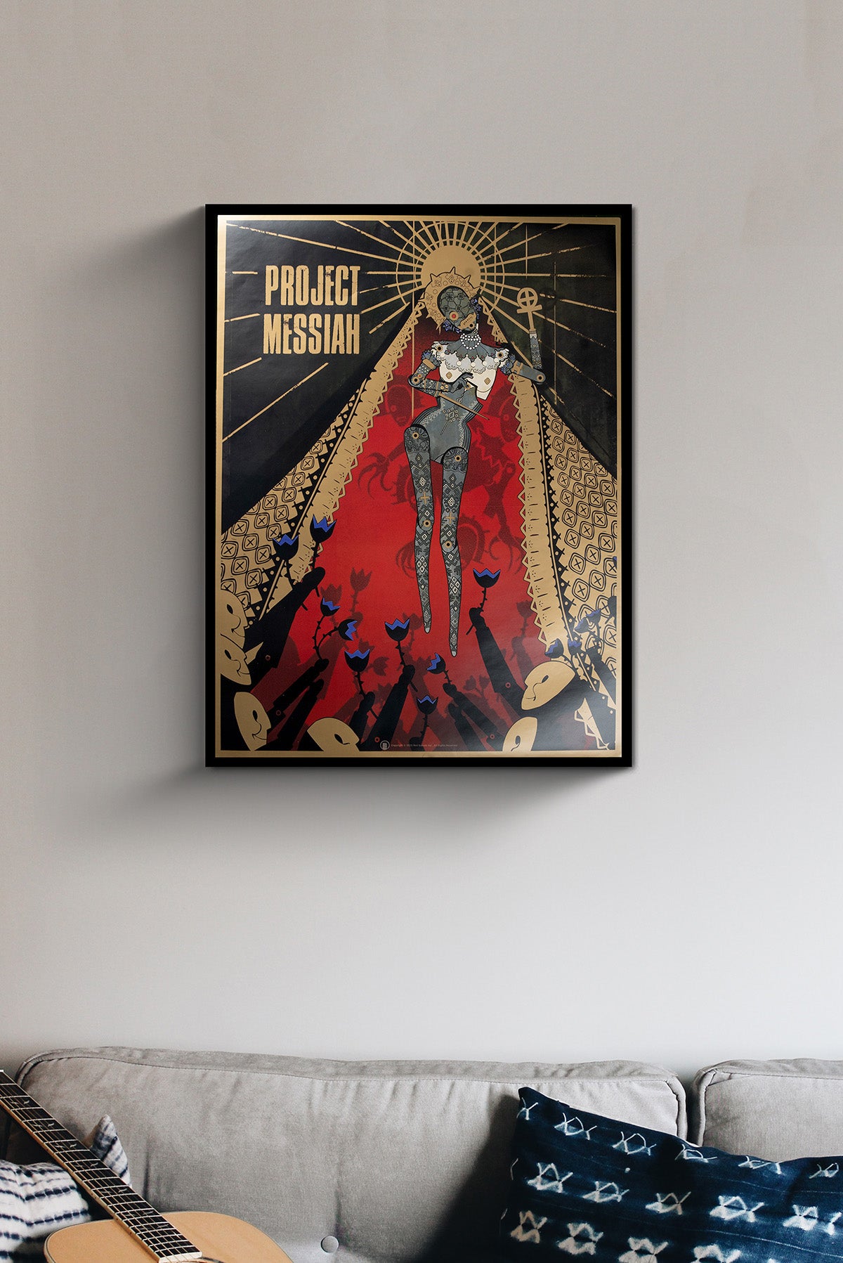 Limited Run GOLD Project Messiah Poster - 18" x 24"