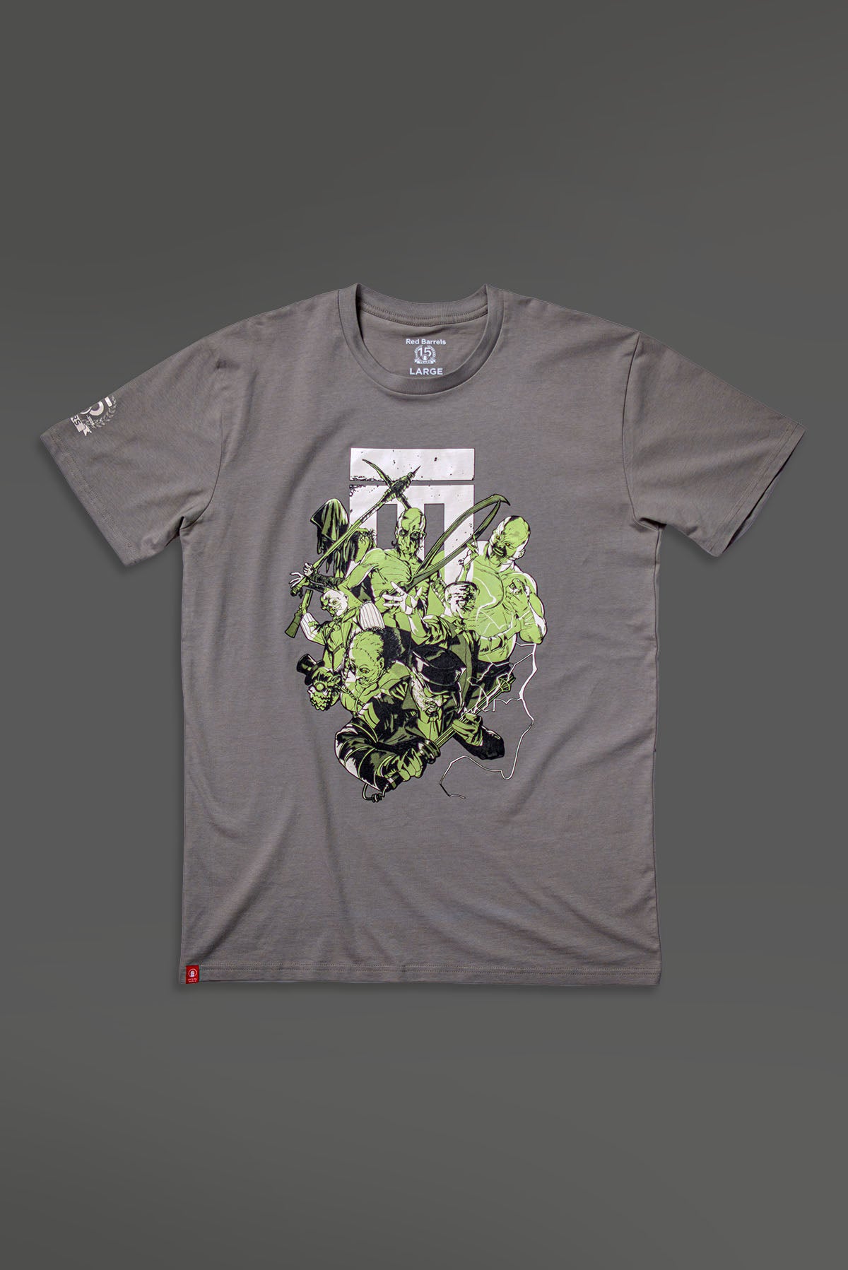 T-shirt Red Barrels 15e anniversaire - Phosphorescent 