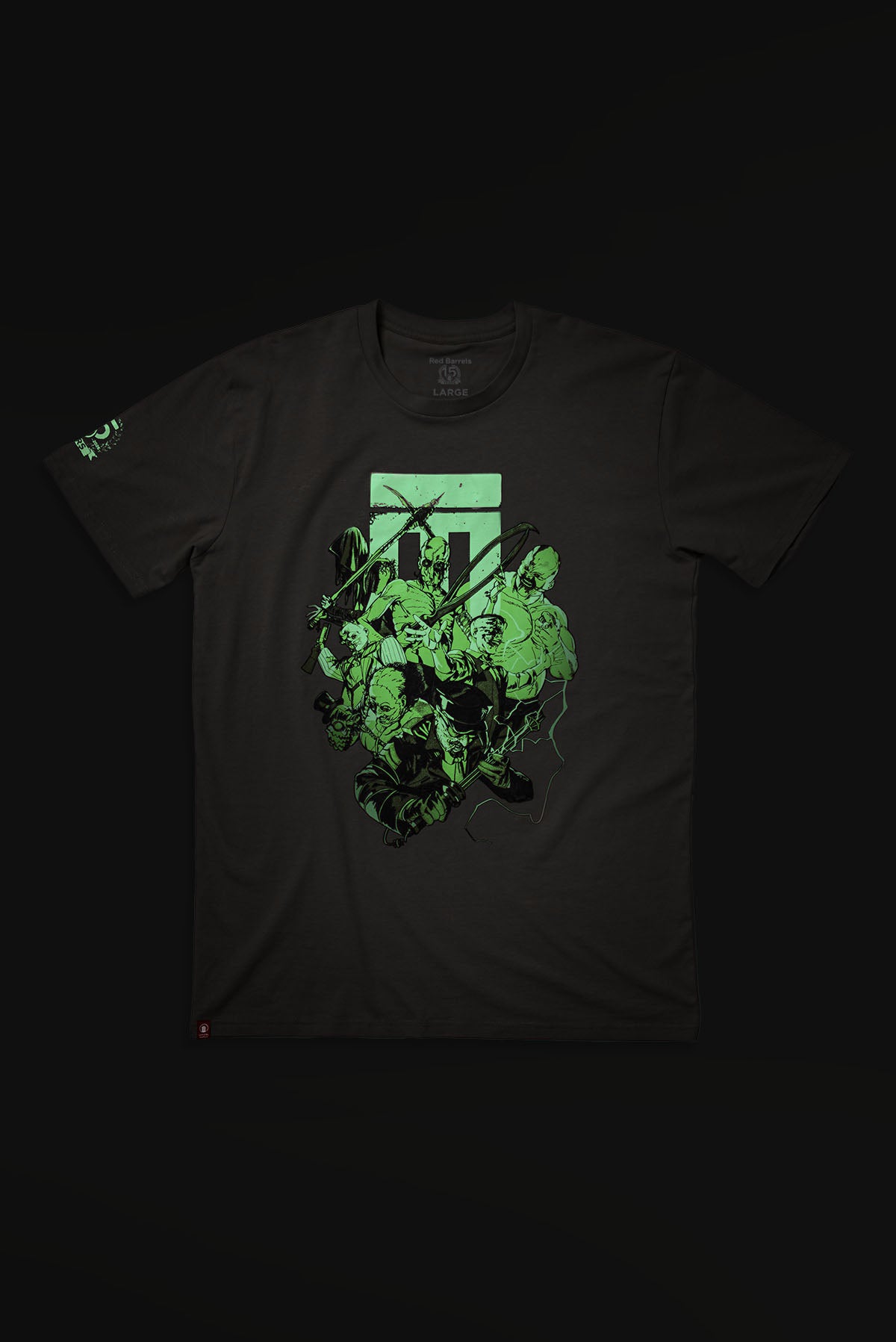 T-shirt Red Barrels 15e anniversaire - Phosphorescent 