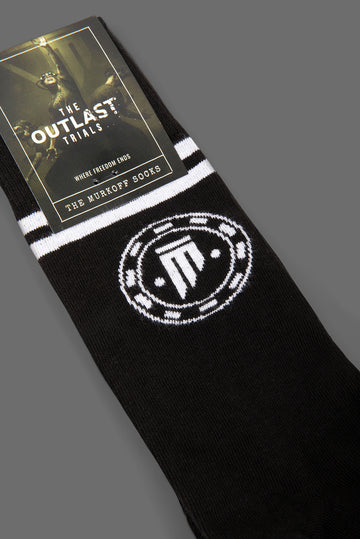 Chaussettes Blanc sur Noir Murkoff